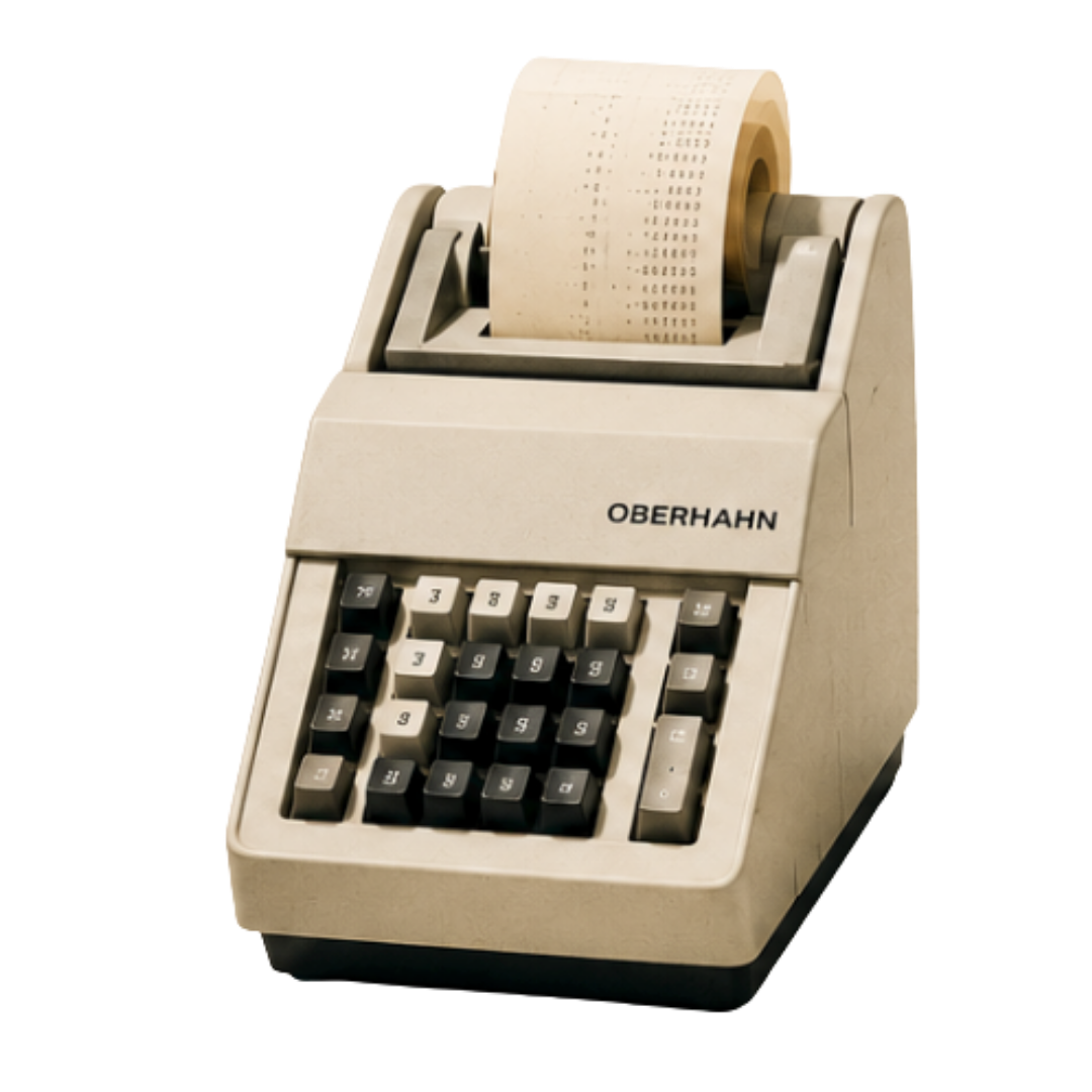 OBERHAHN adding machine